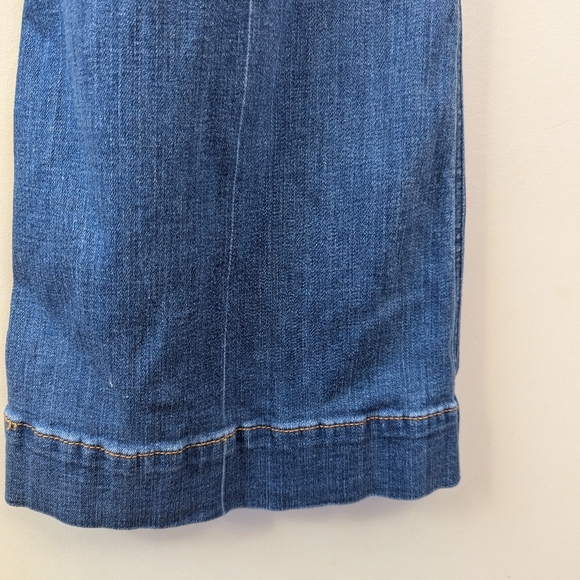 Abercrombie & Fitch Wide Leg Flare Trouser Jean High Rise 00R - Picture 8 of 10